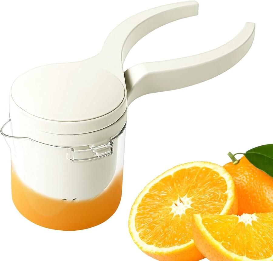 Keuken Citroenpers Handige Fruitpers Snel Sap Extraheren Hoge Sapopbrengst 28 x 11 x 28 cm Wit