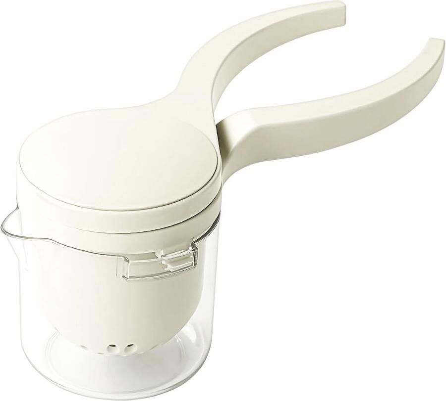 Keuken Citroenpers Handpers Fruit Sap Extraheren Geoptimaliseerde Sapopbrengst 9x27x11.4cm Wit