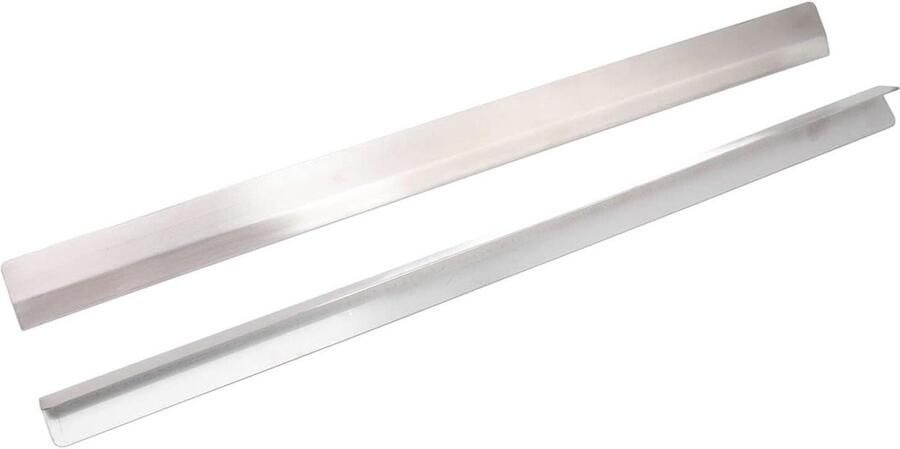 Keuken Fornuis Gap Covers Aanrecht Afdekking Voorkomt Morsen Roestvrij Staal 2 STUKS Zilver