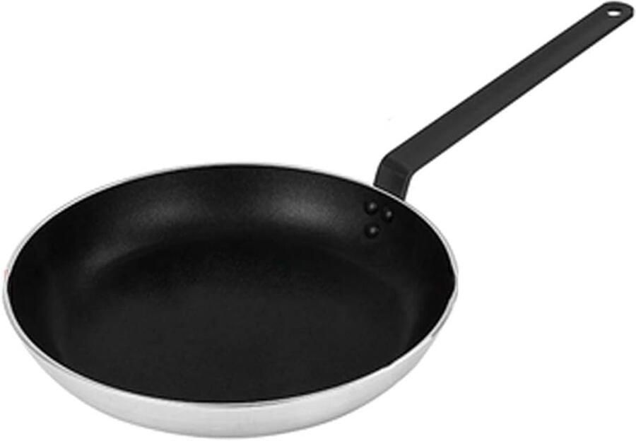 Keuken Gourmet Pan Kookgerei Inductie Dagelijks Koken Antiaanbaklaag Stevig 24 cm Zwart