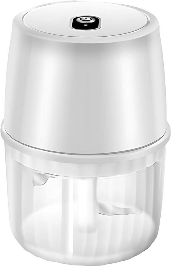 Keuken Hakmachine Mini Chopper Snel Ingrediënten Snijden Draadloos Ontwerp 250 ml Wit