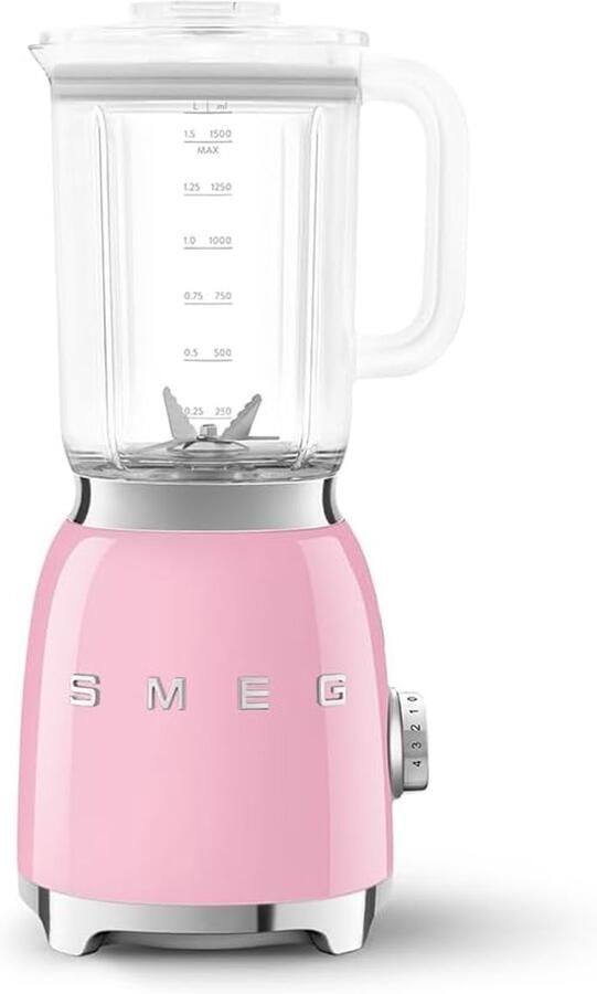 Keuken Mixer Smoothie Maker Vruchtensappen Maken 4 Programma's 1.5 Liter Kan Pastel Rose