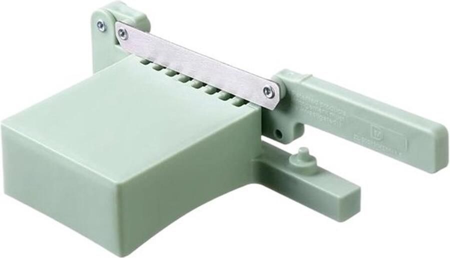 Rijstcakesnijder Groentesnijder Keuken Gereedschap Snel Snijden Instelbare Dikte 25x12x5 cm Groen