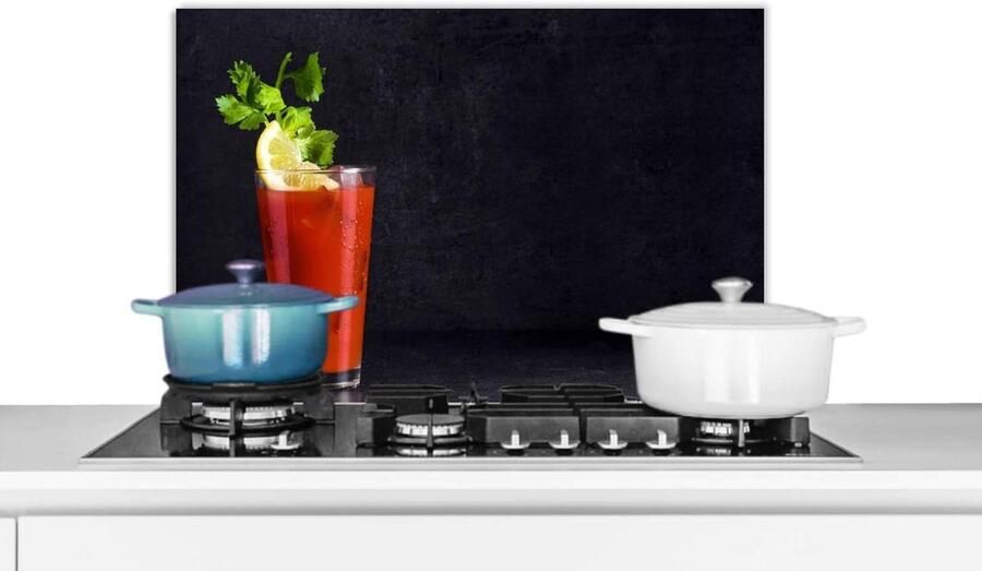 Keuken Spatbeschermer Achterwand Keuken Koken Beschermen Scherpe Fotoprint 60x40 cm Multicolor