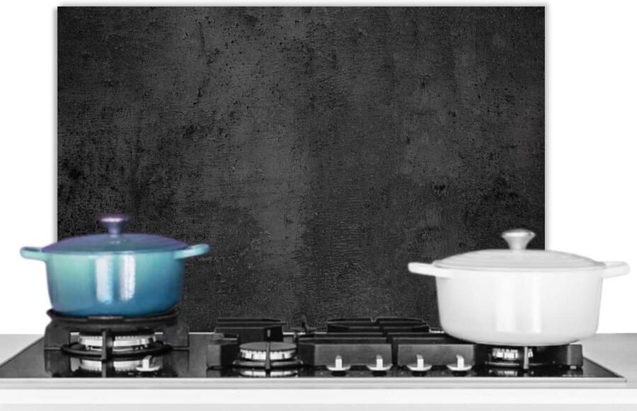 Keuken Spatscherm Achterwand Beschermer Kookplaat Beschermen Unieke Foto Print 70x50 cm Beton Grijs