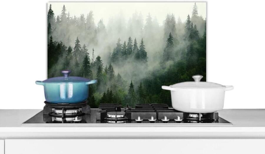 Keuken Spatscherm Spatwand Keukenpaneel Kookplaat Beschermen 3mm Dik Aluminium 60x40 cm Veelkleurig
