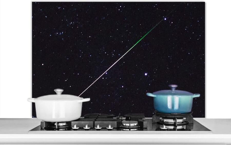 Keuken Spatscherm Spatwand Achterwand Kookplaat Beschermen Hittebestendig Materiaal 100x65 cm Veelkleurig Sterrenbeeld