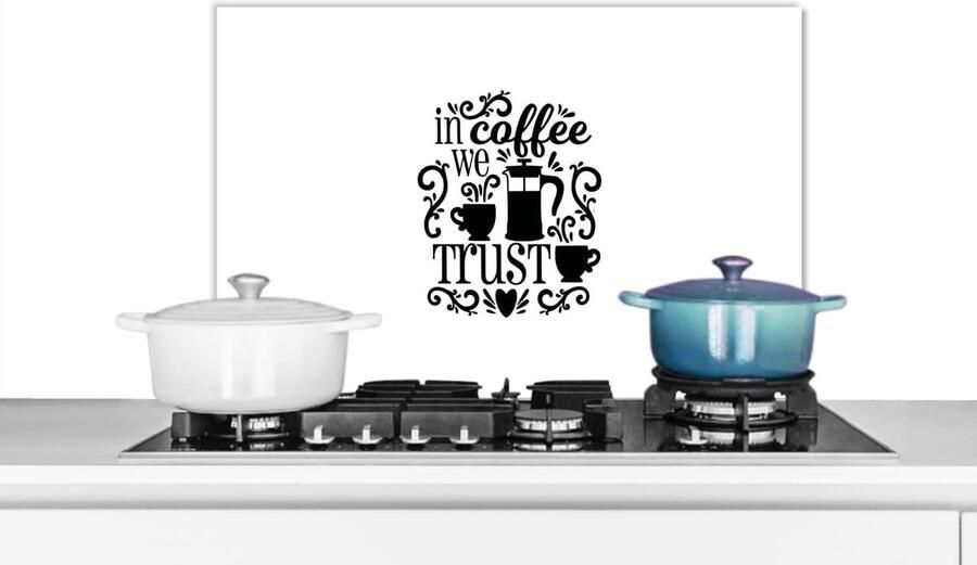 Keuken Spatscherm Spatwand Keuken Koken Beschermen Luxe Aluminium 60x40 cm Veelkleurig