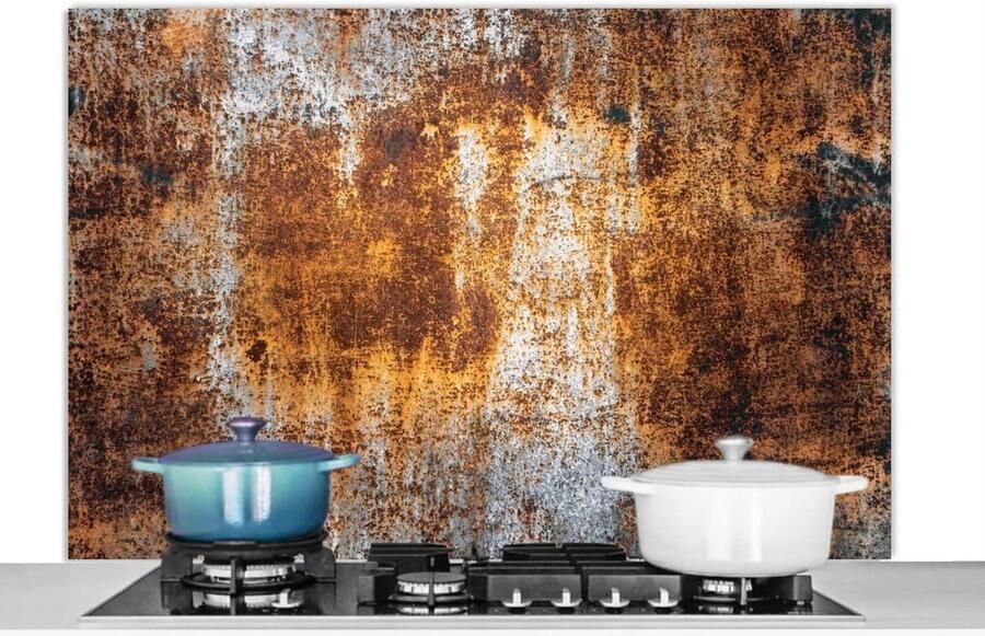 Keuken Spatscherm Spatwand Kookplaat Bescherming Kookplaat Glad Makkelijk Schoon 120x80 cm Veelkleurig