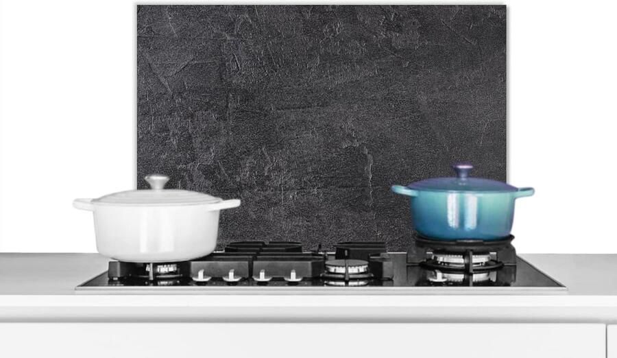 Keuken Spatscherm Wandpaneel Achterwand Koken Beschermen Betonlook Design 60x40 cm Grijs