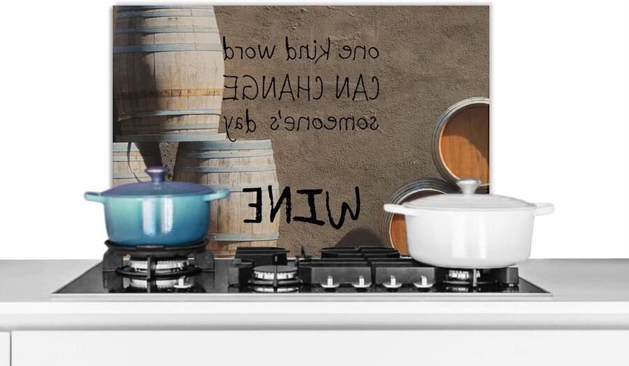 Keuken Spatscherm Wandpaneel Achterwand Koken Beschermen Luxe Aluminium 70x50 cm Veelkleurig