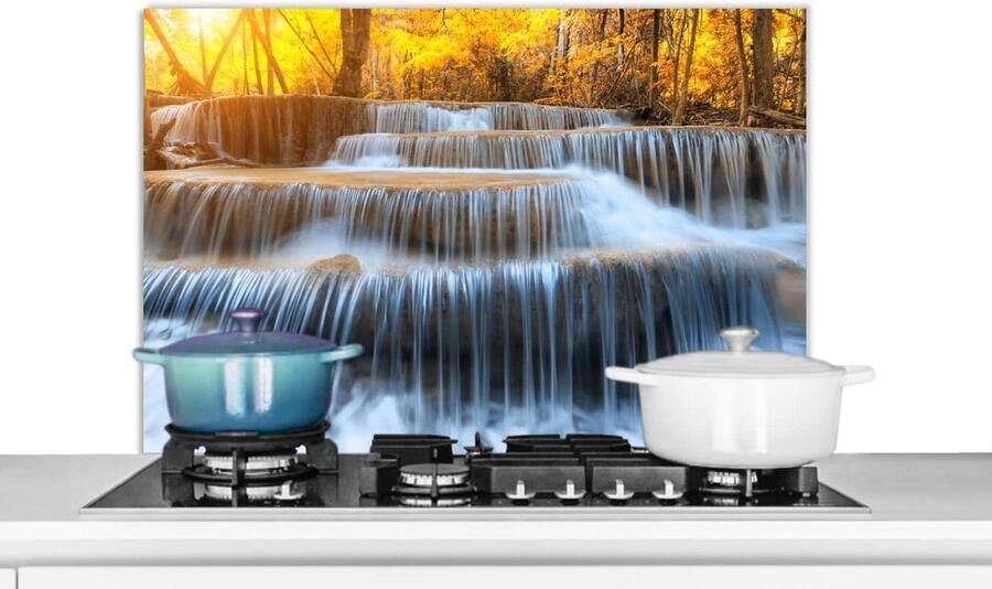 Keuken Spatscherm Wandpaneel Achterwand Koken Beschermen Scherpe Fotoafdruk 90x60 cm Veelkleurig
