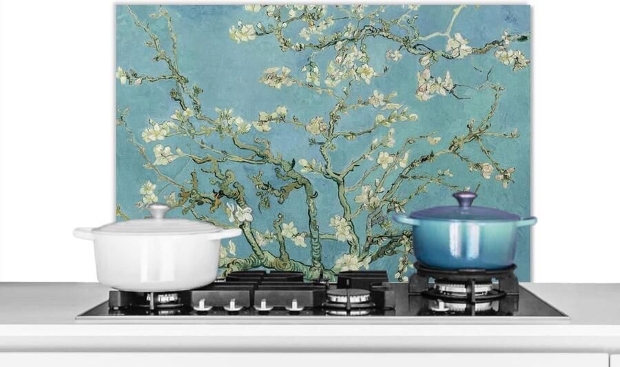 Keuken Spatscherm Wandpaneel Achterwand Kookplaat Beschermen Hittebestendig Kunststof 90x60 cm Veelkleurig