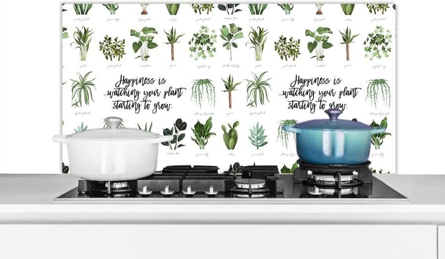 Keuken Spatscherm Wandpaneel Bescherming Kookplaat Luxe Aluminium 100x50 cm Veelkleurig - Foto 1