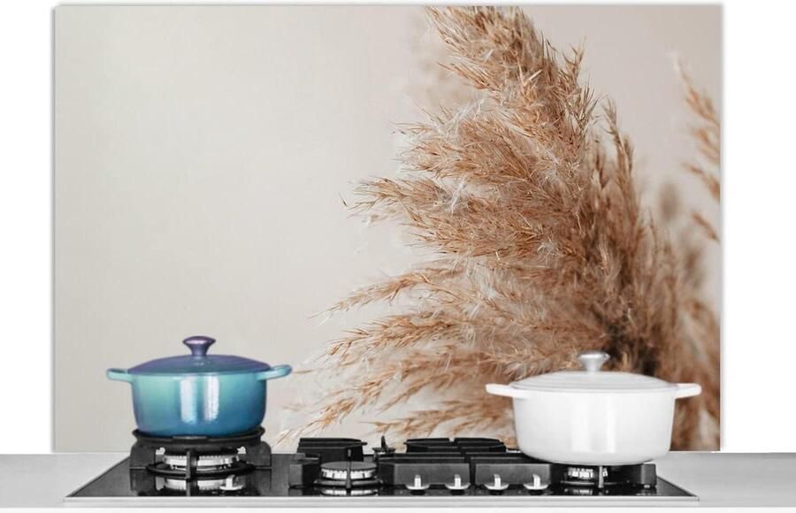 Keuken Spatscherm Wandpaneel Koken Beschermen Luxe Aluminium 120x80 cm Veelkleurig