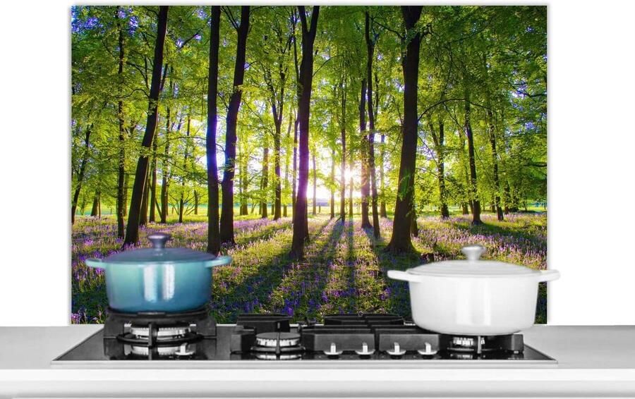 Keuken Spatscherm Wandpaneel Koken Beschermen Unieke Fotoafdruk 100x65 cm Veelkleurig