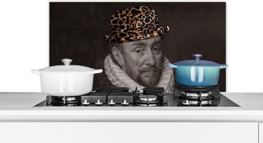 Keuken Spatscherm Wandpaneel Kookplaat Beschermen Unieke Fotoafdruk 80x40 cm Veelkleurig