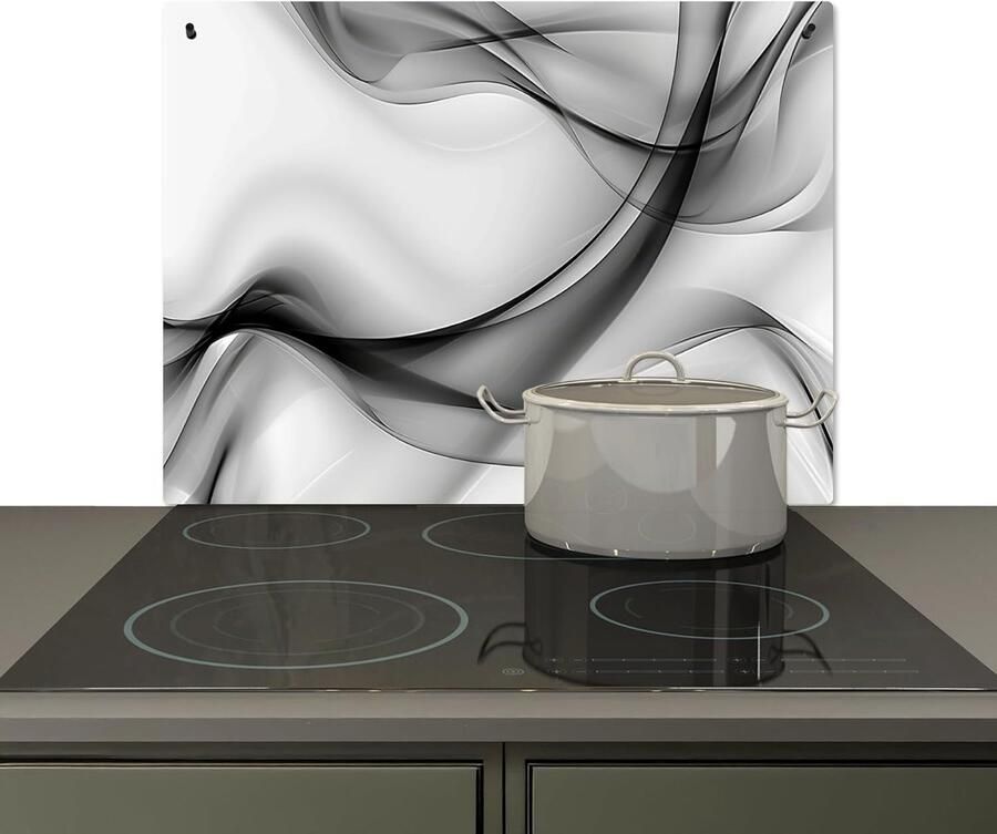 Keuken Spatwand Achterwand Beschermer Kookplaat Beveiligen Zelfklevende Installatie 52x71 cm Abstract Design