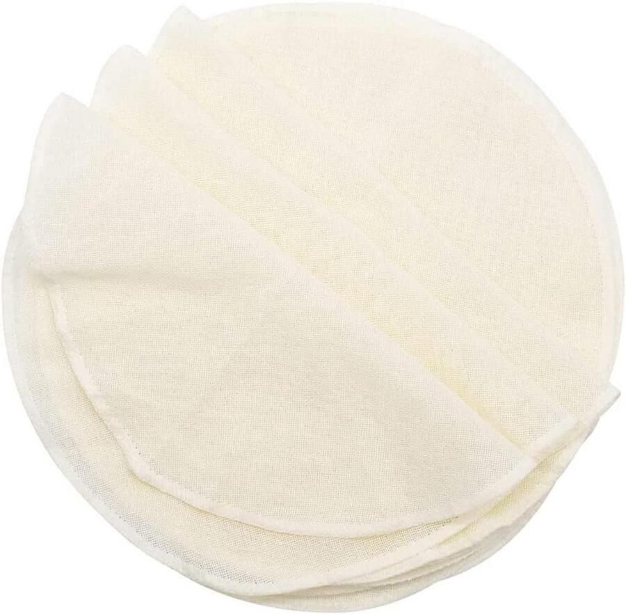 Keuken Stoomnet Stoombakmat Koken en bakken Praktische antiaanbaklaag 20 stuks 28 cm Offwhite