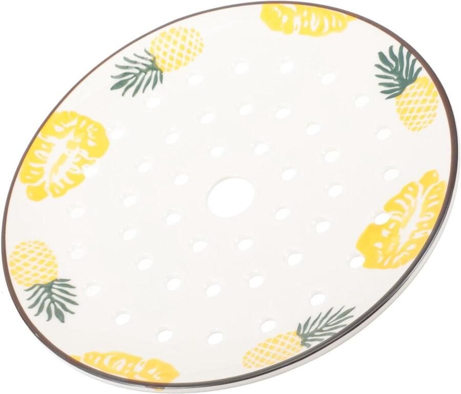 Keuken Stoomplaat Stoommandje Kookplaat Koken en Eten Met Gatenontwerp 20x20cm Kleur