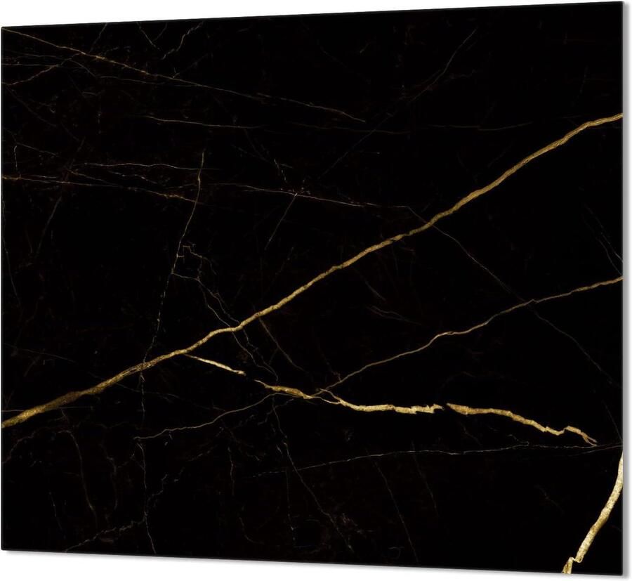 Keukenachterwand Glas Spatbescherming Glasplaat Koken Beschermen Gehard Glas 65 x 60 cm Marmer