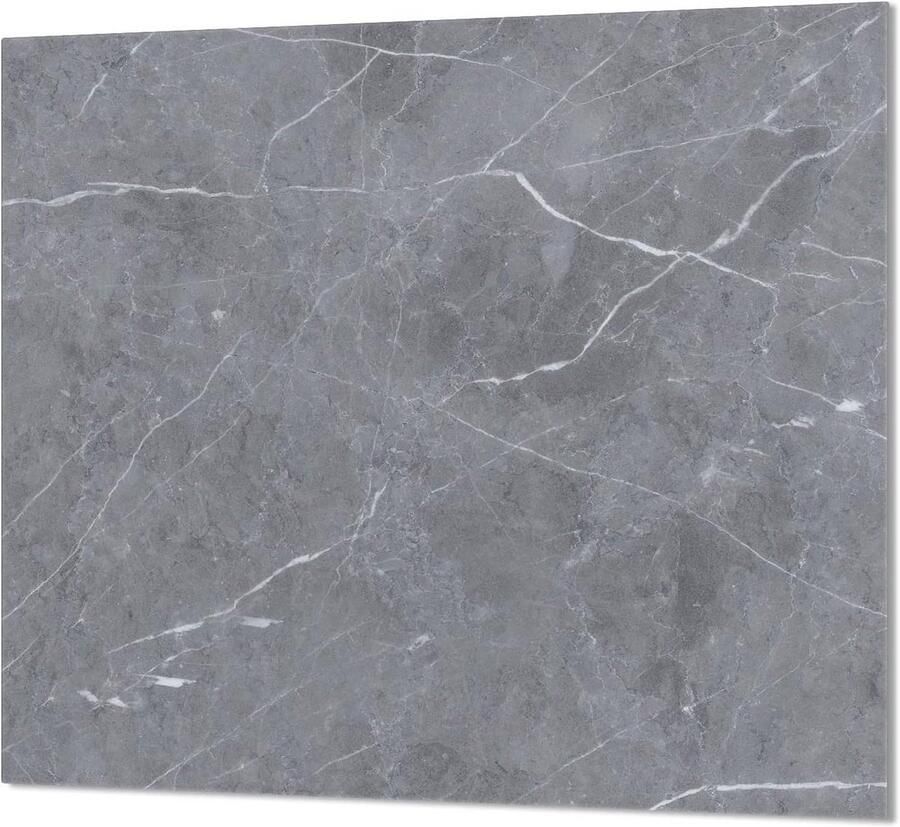 Keukenachterwand Glas Spatbescherming Kookplaat Keuken Decoratie Gehard Glas 65 x 60 cm Marmer