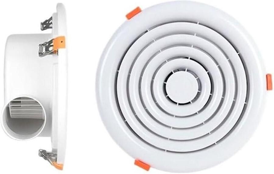 Keukenafzuigkap Ventilator Afzuigkap Plafond Verse Lucht Ultradun Ontwerp 10cm Dik Wit