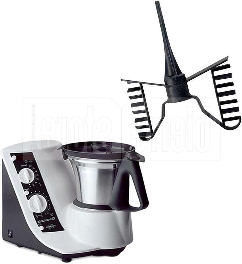 Keukenmachine Accessoire Vlinderopzetstuk Keukenmachine Sauzen en Mousses Maken Vaatwasmachinebestendig 13 x 2 x 15 cm Zwart