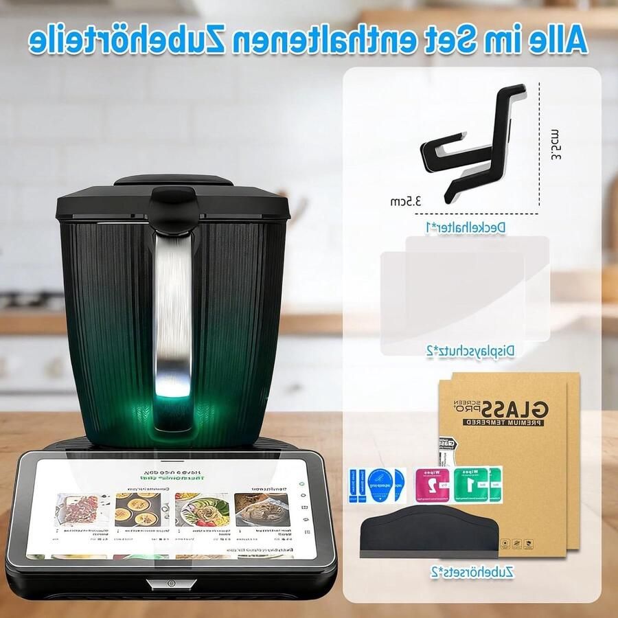 Keukenmachine Accessoires Displaybescherming Dekselhouder Keuken Hygiëne Perfecte Pasvorm 2 Stuks Transparant