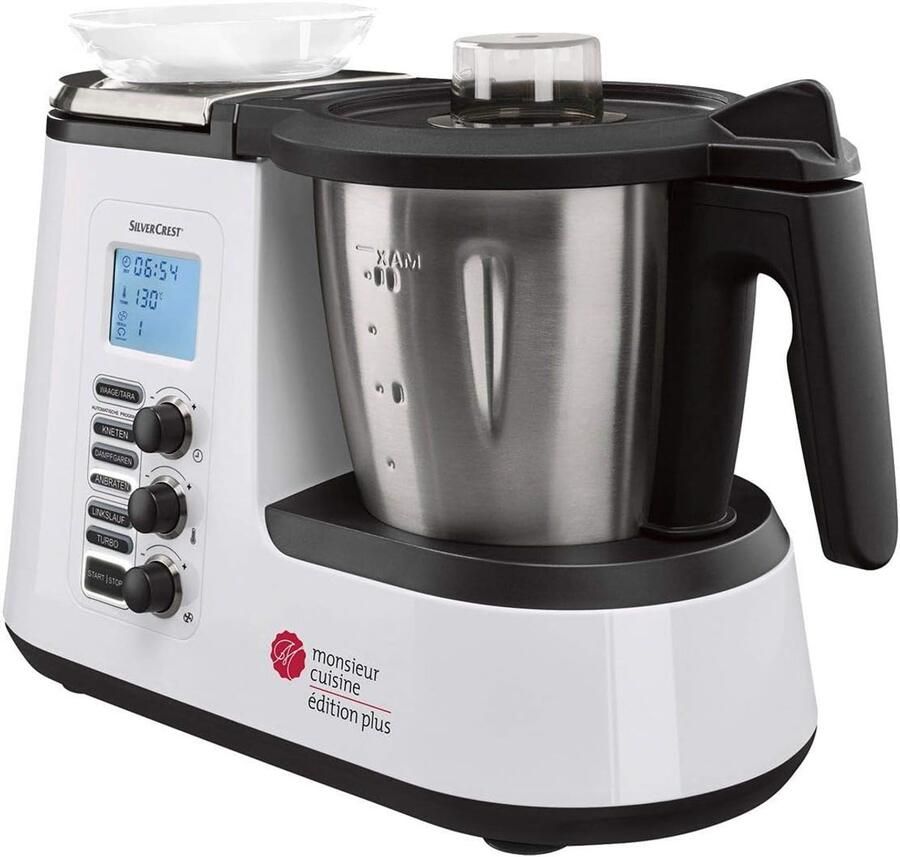 Keukenmachine Accessoires Multifunctionele Hulp Koken en Bakken Vaatwasserbestendig 10.8 kg Zwart Zilver