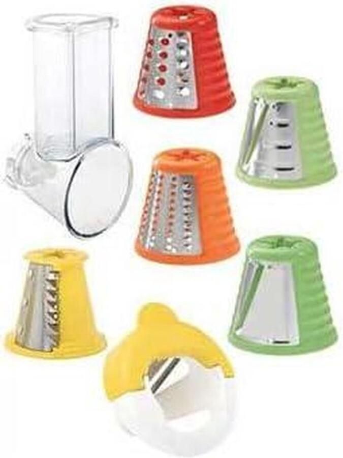 Keukenmachine Accessoires Rasp Cone Set Voedsel Bereiden Complete Cone Set Maten Wit