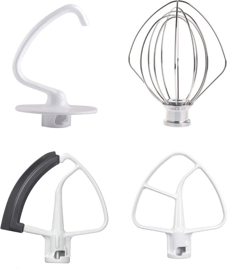Keukenmachine Accessoires Set Mixer Onderdelen Bakken en Koken Vaatwasserbestendig 800 g Zilver