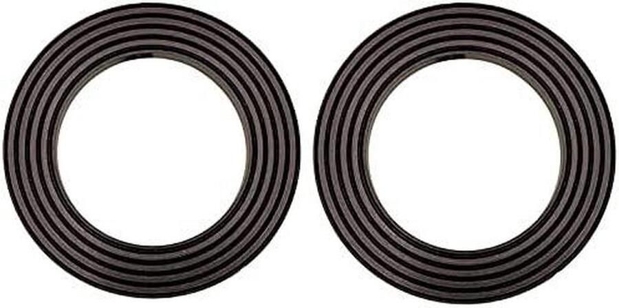 Keukenmachine Afdichtingen Reserve O-ringen Apparaat Reparatie Set van 2 stuks Ø 41 mm Zwart