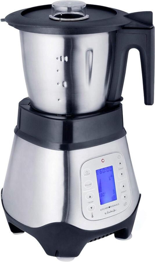 Keukenmachine Culinaire assistent Maaltijden bereiden 1100 Watt vermogen 2 Liter kom Zwart