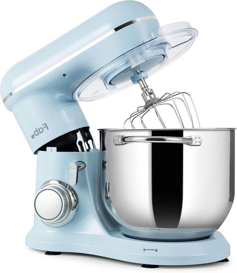 Keukenmachine Deegmachine Mixer Bakken en Koken Krachtige 2000W Motor 8 Liter Kom Zwart