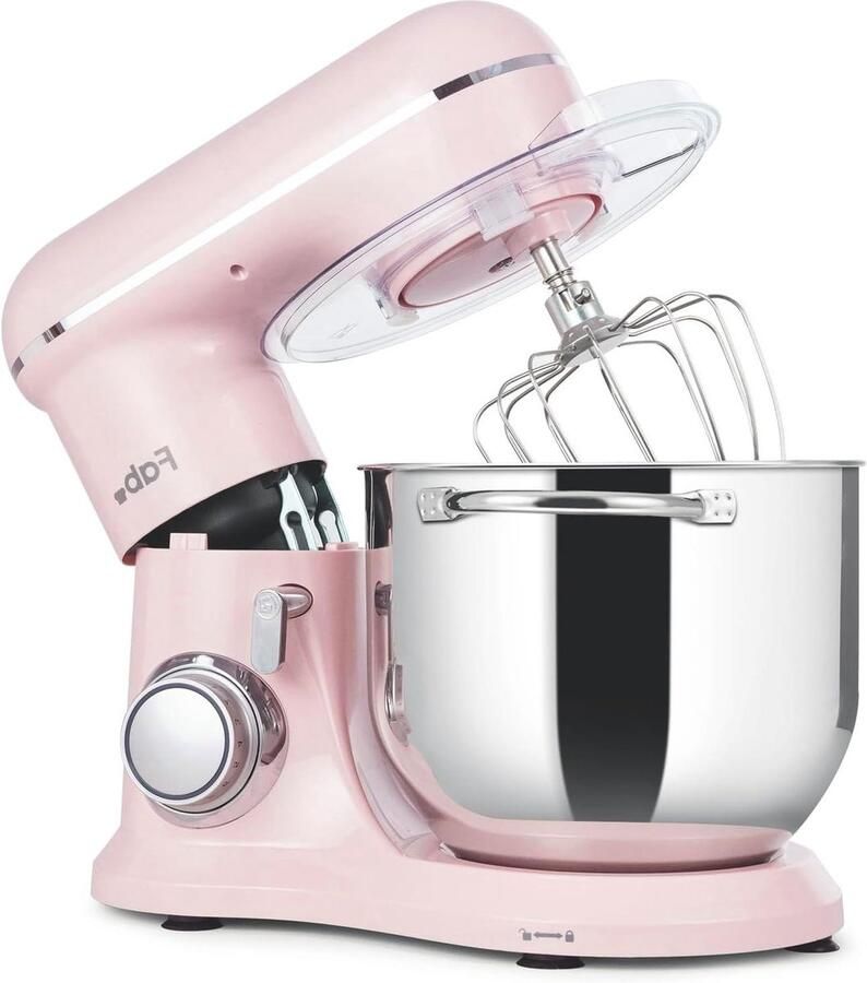 Keukenmachine Deegmachine Mixer Bakken Ingrediënten Mengen Krachtige 2000W Motor 8 Liter Kom Roze