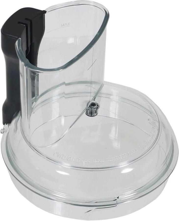 Keukenmachine Deksel Reserveonderdeel Keuken Hulp Specifiek voor XL modellen 188mm diameter Transparant met zwart