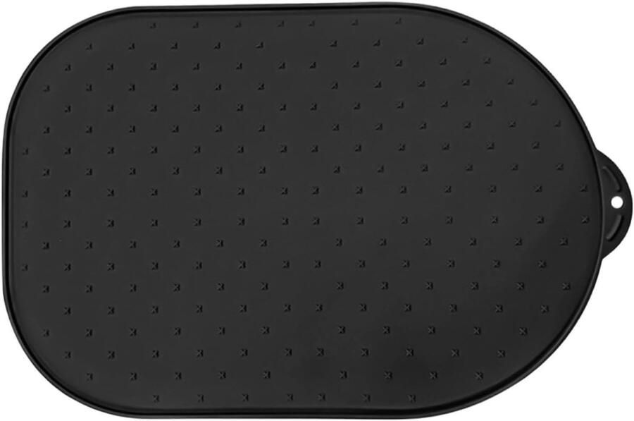 Keukenmachine Glijmat Apparaat Onderlegger Werkblad Beschermen Eenvoudig Verplaatsen 40 x 27 cm Zwart