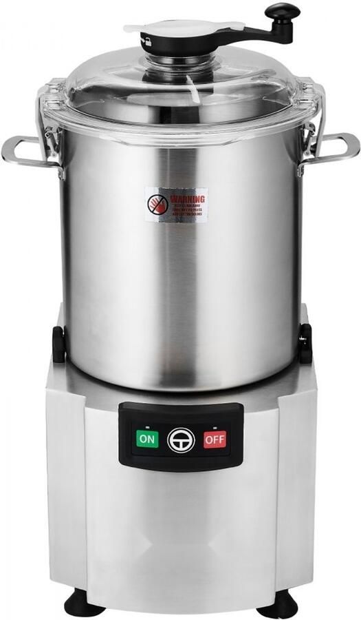 Keukenmachine Groentehakker 18 L Voedselveilig RVS S‑vormig Mes Met Schraper Multifunctioneel Voor Groenten Fruit Granen Noten