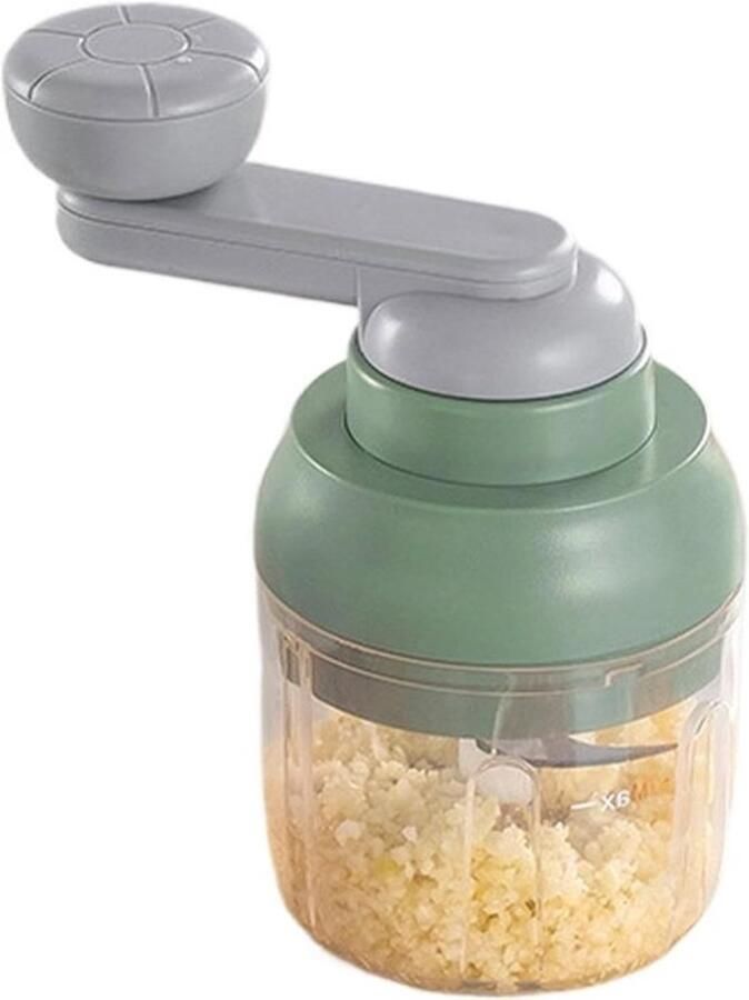 Keukenmachine Groentehakker Handmatige Snijder Ingrediënten Voorbereiden Met De Hand Aangedreven 13.5x12cm Zwart