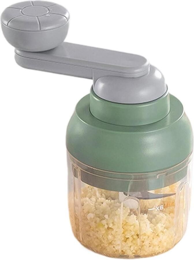 Keukenmachine Groentehakker Handmatige Snijder Ingrediënten Voorbereiden Met De Hand Aangedreven 13.5x12cm Zwart