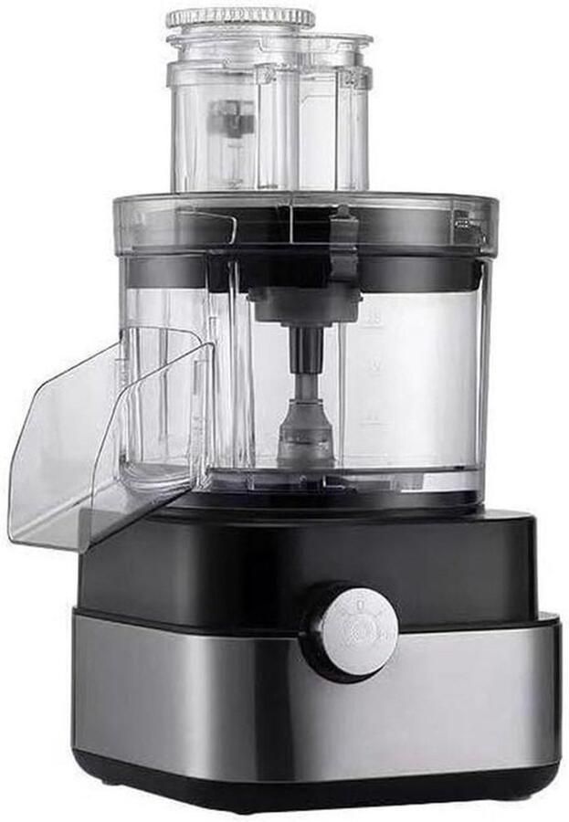 Keukenmachine Groentehakselaar Elektrische Snijmachine Voedselbereiding Versnellen 5-in-1 Multifunctioneel 5 Liter Cup Zilver