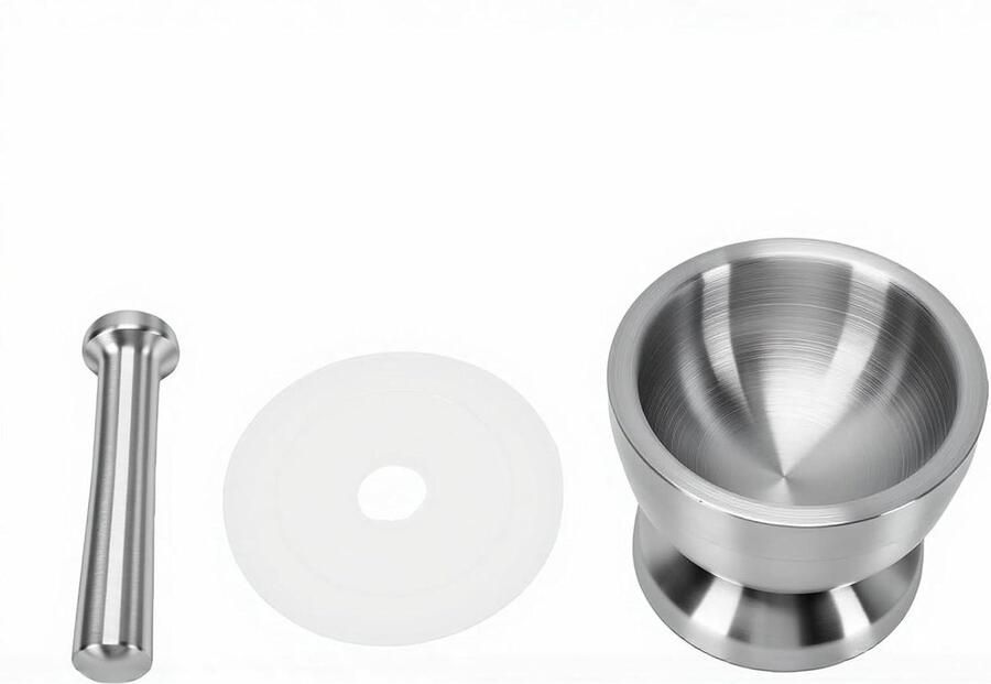 Keukenmachine Groentenhakker Mini Uienhakker Kruiden Malen Roestvrij Staal Groot Zilver