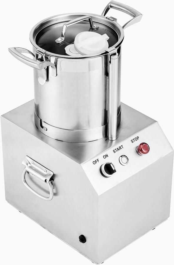 Keukenmachine groentesnijder 6L roestvrijstalen voedselmixer