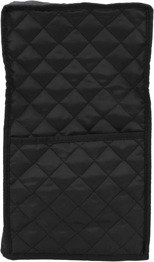Keukenmachine Hoes Apparaat Cover Keuken Beschermen Lichtgewicht Gewatteerd 23x18x42cm Zwart
