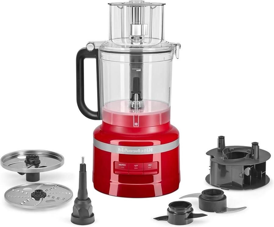 Keukenmachine Keukenrobot Foodprocessor Eten Bereiden 13 Cup Capaciteit 500 Watt Empire Rood