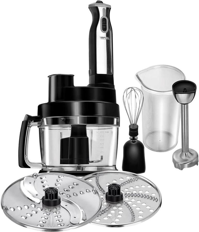 Keukenmachine Keukenrobot mixer Eten bereiden 800W Krachtige Motor 2 Liter Kom Zwart