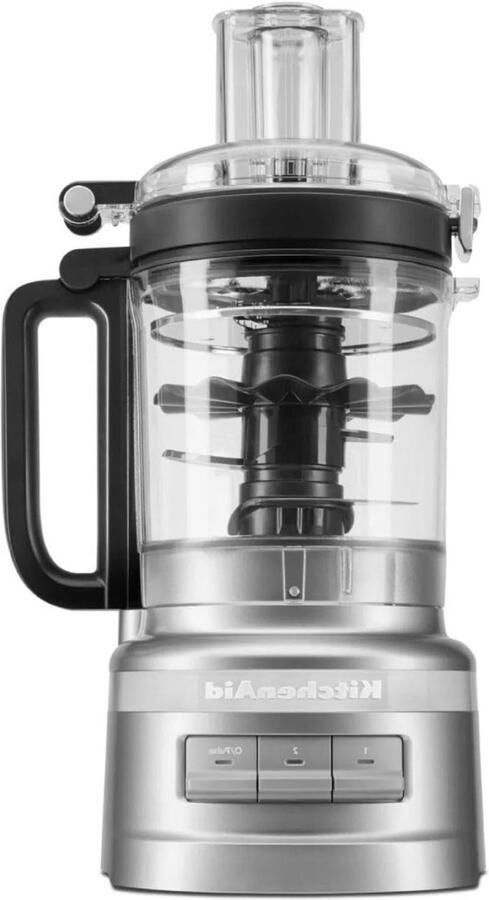 Keukenmachine Keukenrobot Multifunctioneel Voedsel Bereiden 3 Snelheden 2.1 liter Zilver