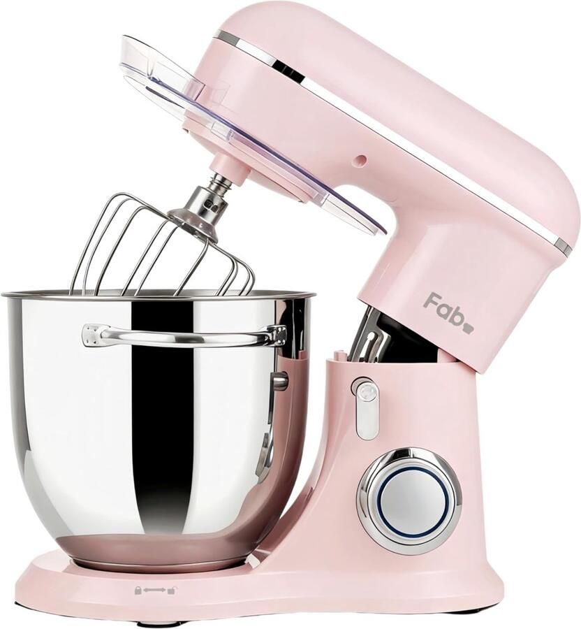 Keukenmachine Kneedmachine Deegmachine Thuisbakken Koken 10 Snelheden 6 Liter Kom Roze