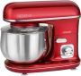 Keukenmachine Mixer Deegmachine Deeg Bereiden Traploze Snelheidsregeling 5 Liter Rood - Thumbnail 1